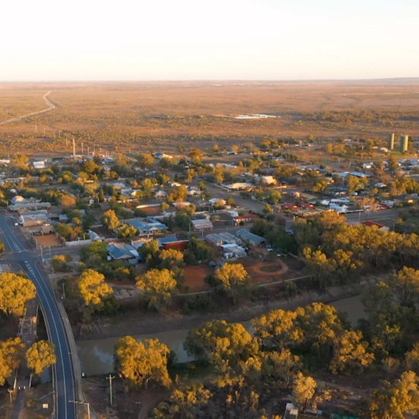 The town of Wilcannia, in western NSW.