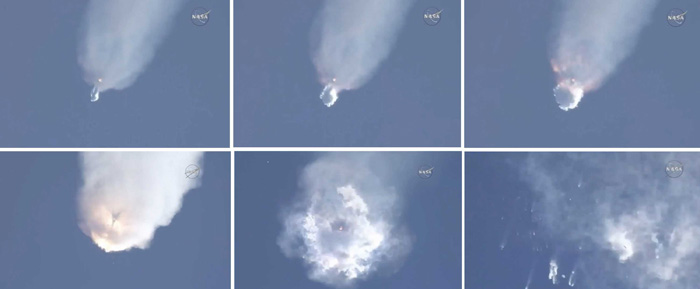 SpaceX Falcon 9 rocket explodes after launch