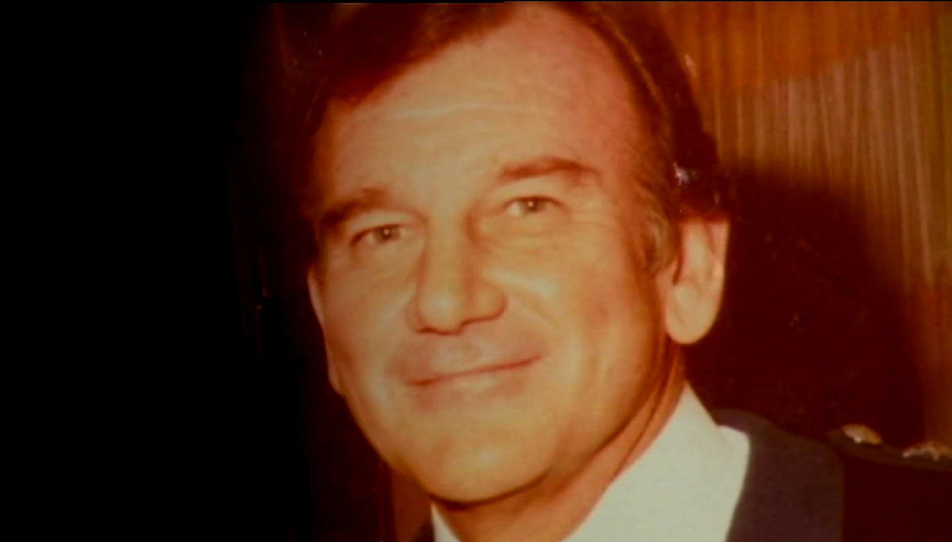 A tight head shot of former WA Police detective Bernie Johnson.