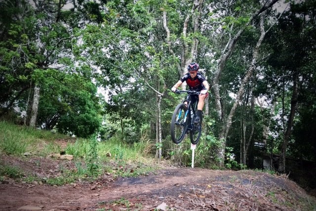 Queensland and national mountain biking champion Eva Plessing