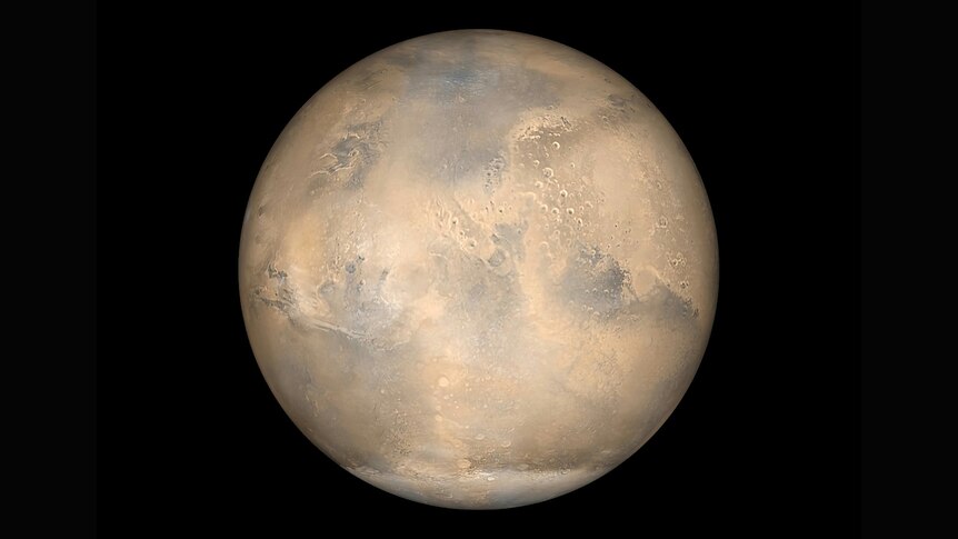  A simulated view of Mars