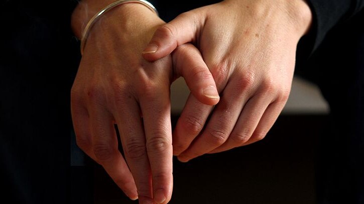 Close up photo of two hands