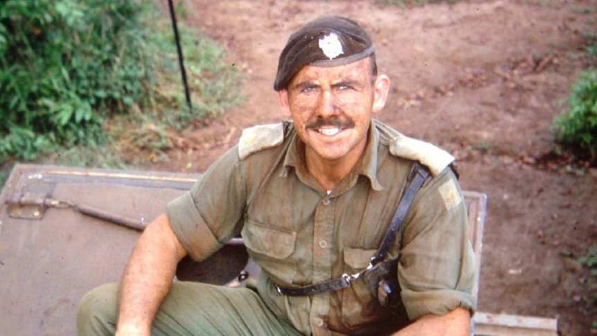 Second Lieutenant Ian Savage wearing army uniform.
