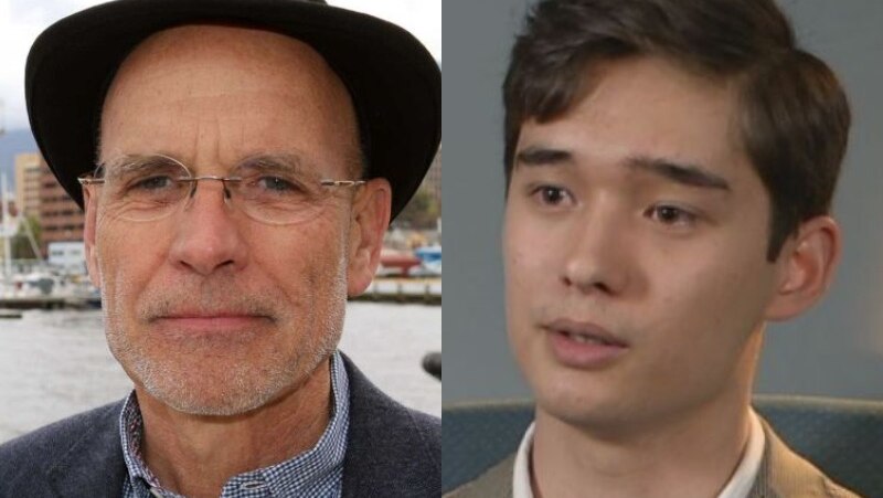 A composite image showing Clive Hamilton and Alex Joske. Both scholars have been prevented from entering China.