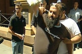 Abdul Darwiche outside a Sydney court after his brother was jailed for life for murder in 2006.