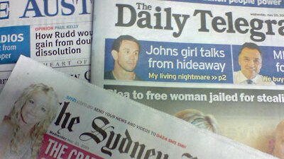newspaper headlines