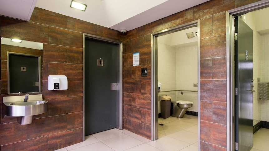 Toilet facilities at Franklin Square, Hobart.