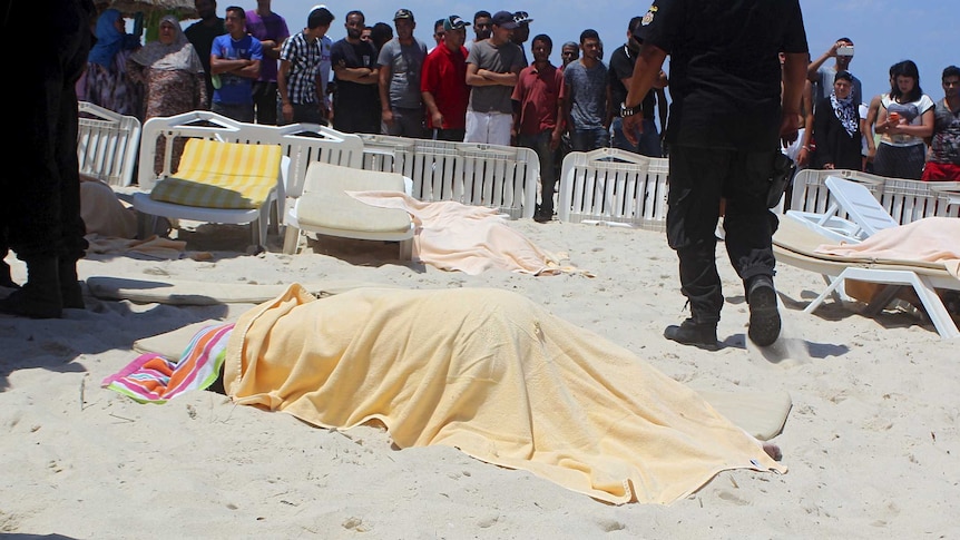 The shooting happened around midday when the beach was thronged with tourists.