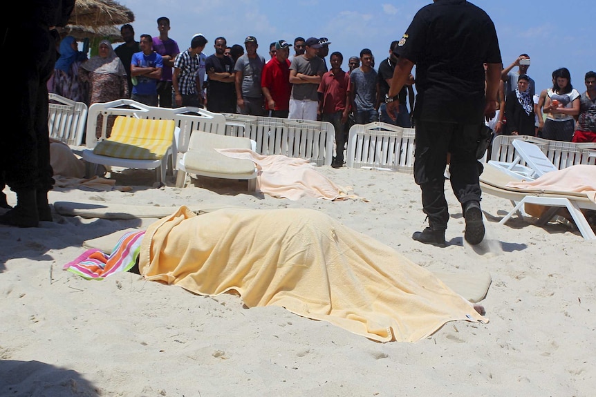 The shooting happened around midday when the beach was thronged with tourists.