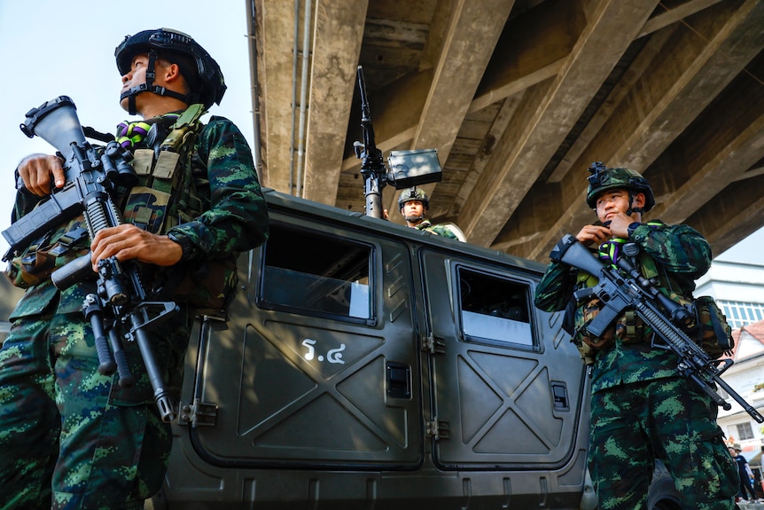 Thai military personnel