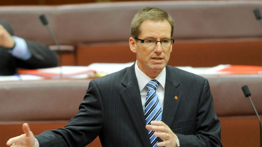 The Federal Opposition's bill lost the support of Family First Senator Steve Fielding, whose vote was crucial to its success.