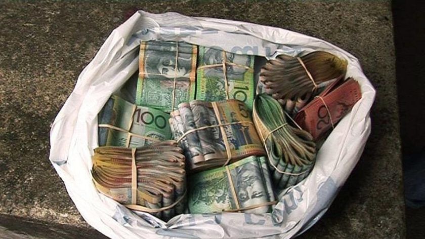 Cash netted in drug raid