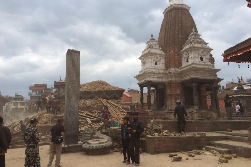 A surviving building in Patan