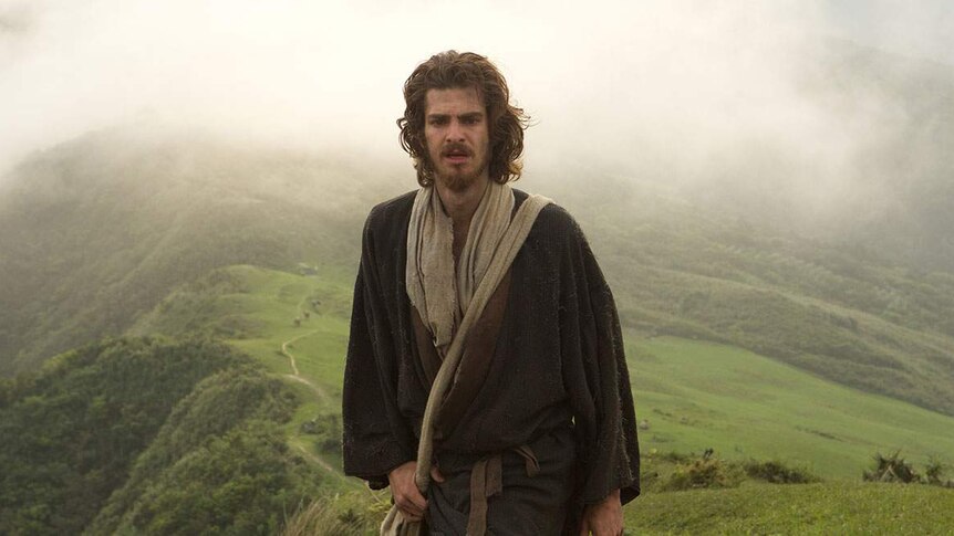 Scene from Silence with Andrew Garfield