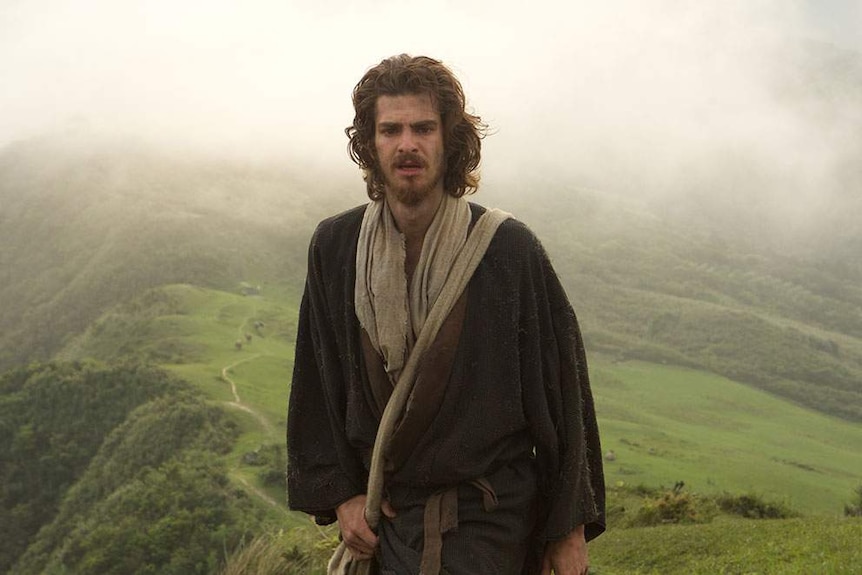 Scene from Silence with Andrew Garfield