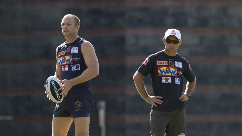 Keeping in touch...Lockyer won't be pressured to make a return during the home-and-away season.