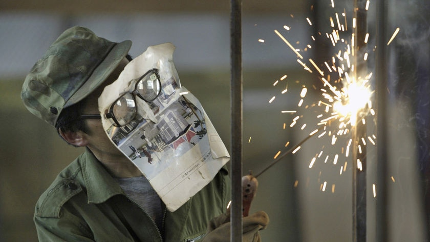 Welder in China