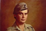 An old photo of Wayne Douglas in Army uniform