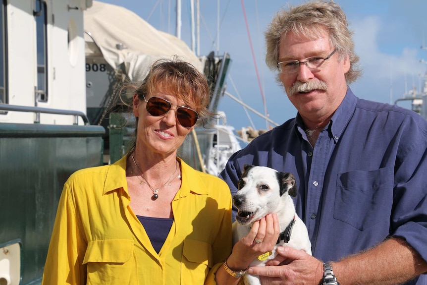 Mich and Curt Jenner, Fremantle, WA.