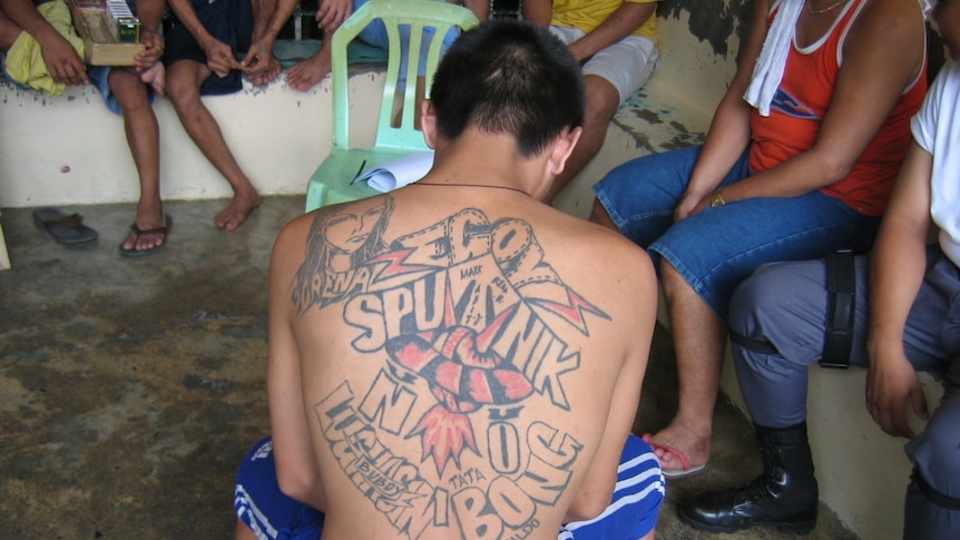 Prisoner in a Philippines jail