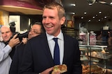 Mike Baird campaigning in Auburn