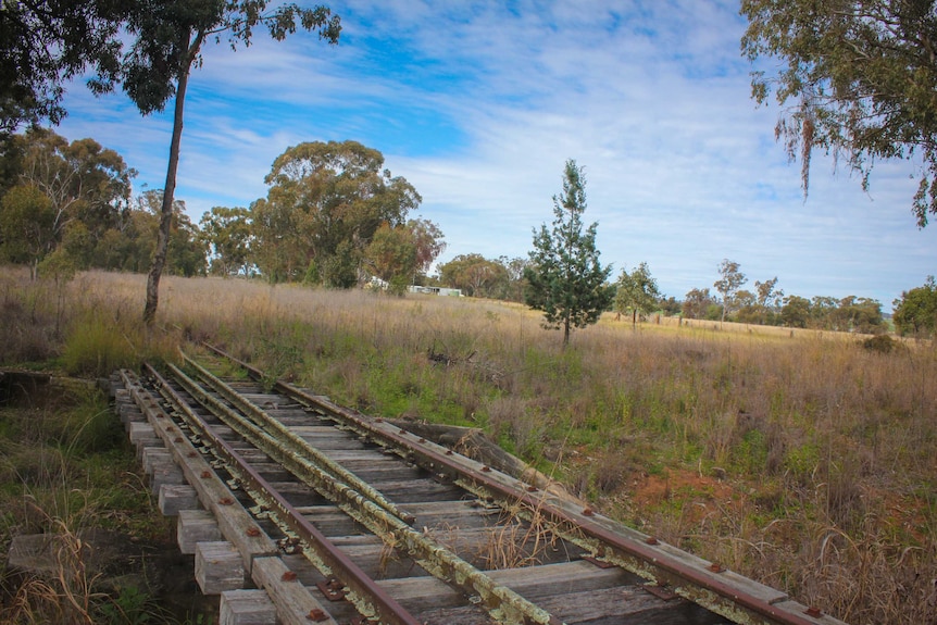 A disused rail line in country NSW