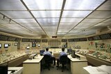 Nuclear reactor operators man the control room at Browns Ferry Nuclear plant.