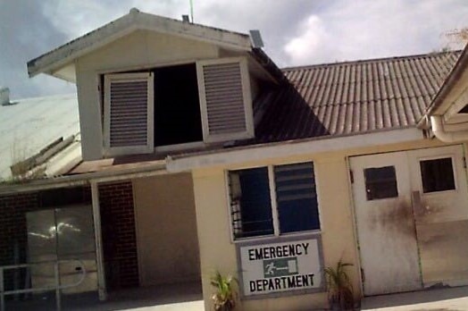 Hospital emergency department on Nauru