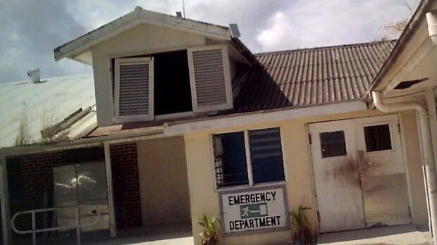 Hospital emergency department on Nauru