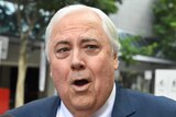 Clive Palmer arrives at the Federal Court in Brisbane, on February 15, 2017.