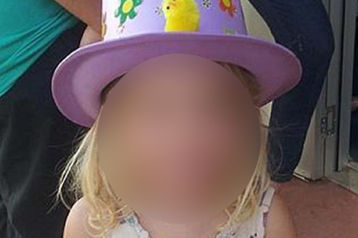 Blurred image of 3-year-old girl.