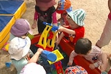 Video still: Children playing in a child care centre