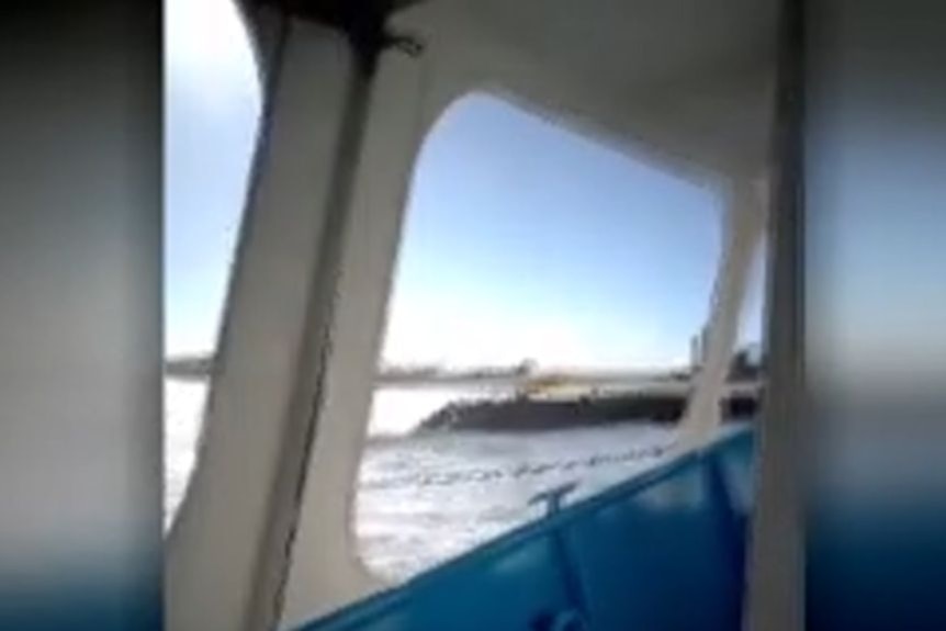 Trawler swamped