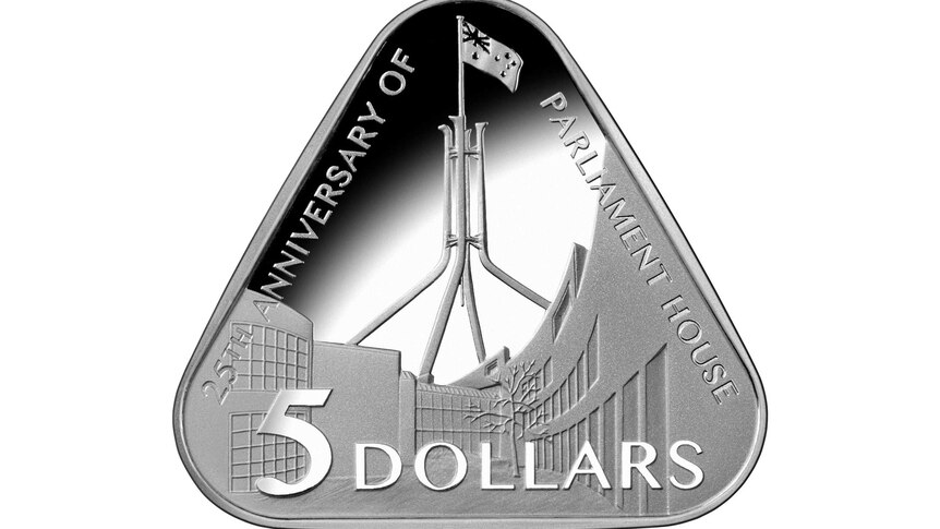 $5 coin issued for Parliament House anniversary.
