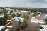 A regional town struck by floodwaters