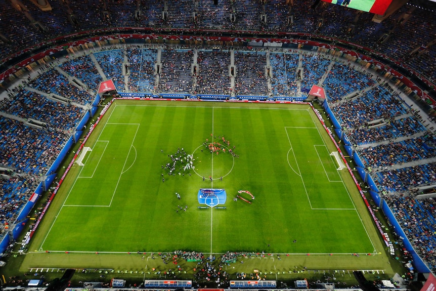 Interior of St Petersburg Stadium