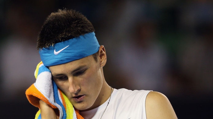 'I had swine flu': Bernard Tomic. (file photo)