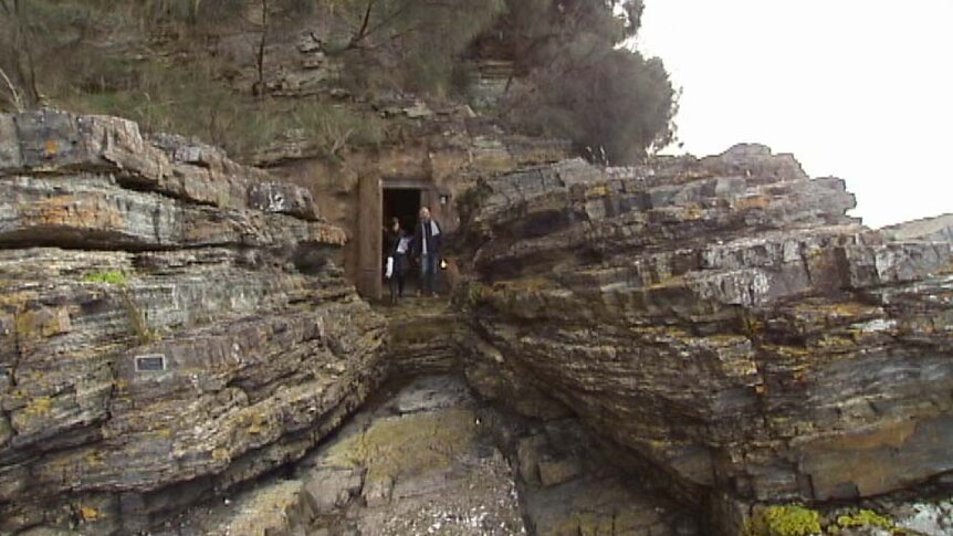 The owner of the property had also planned to build a cliff-top house but has put the property on the market.