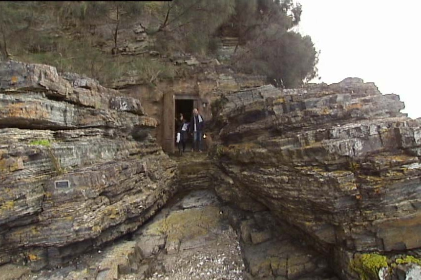 The owner of the property had also planned to build a cliff-top house but has put the property on the market.