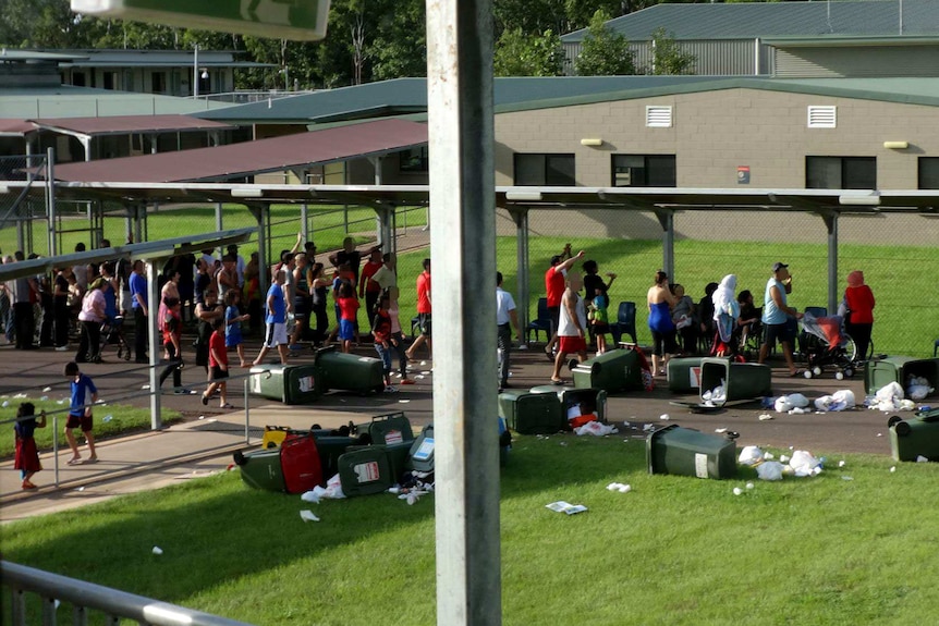 A disturbance at the Wickham Point Immigration Detention Facility