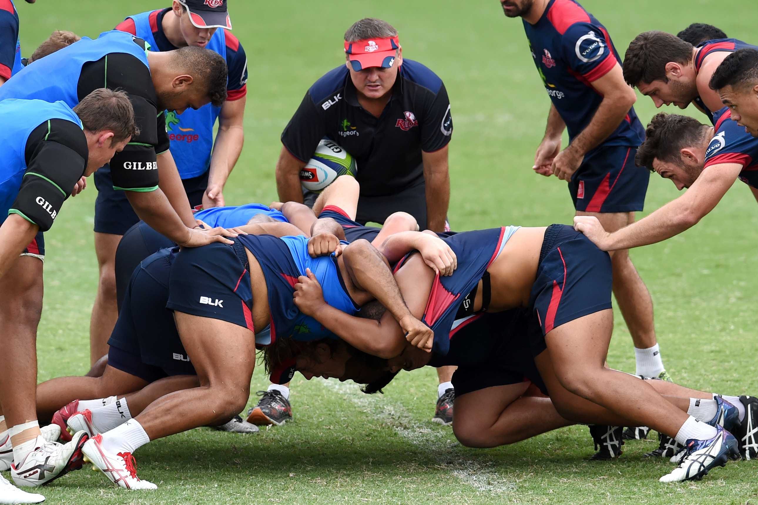 Queensland Reds' co-coaches receive support from players after Richard ...