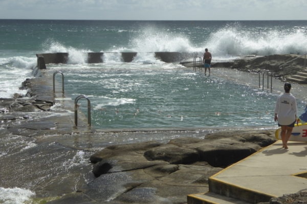 Yamba ocean pool photographed by swimmer Simon Duffin