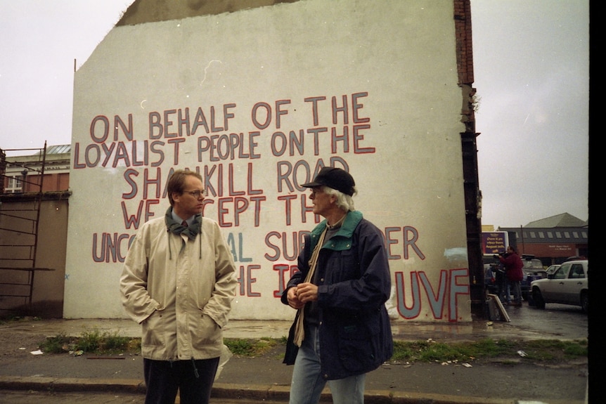 Mark Colvin Shankill road, Belfast