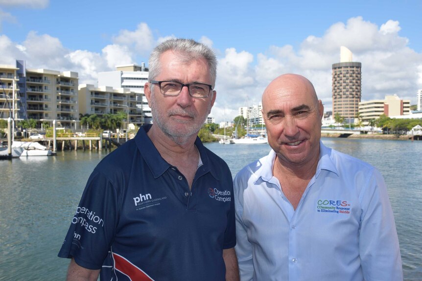 Two men standing in Townsville