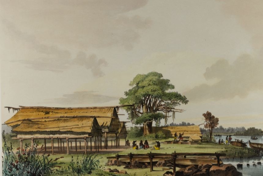 Archival drawing of Port Essington.