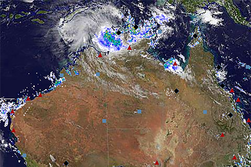 A tropical low over the Top End has continued to develop