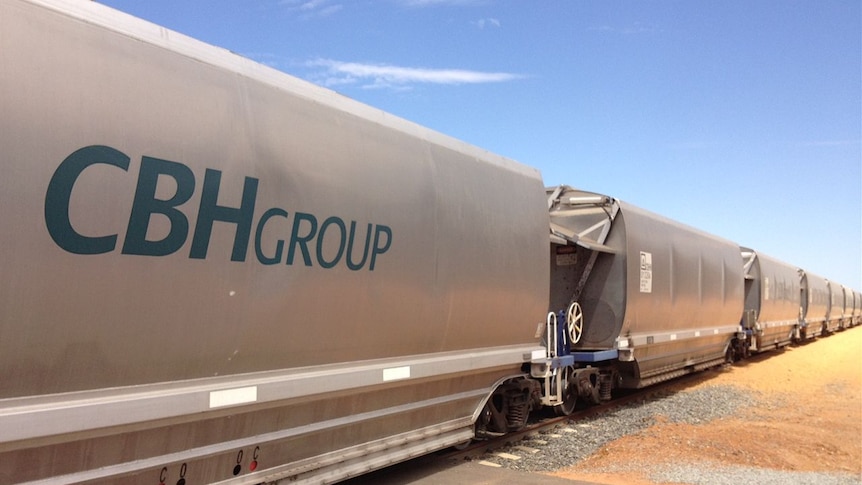 Rolling stock from CBH which will soon be in competition with Bunge