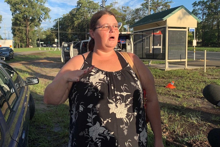 Deception Bay caravan park resident Tia Keasy, speaking about the police shooting.