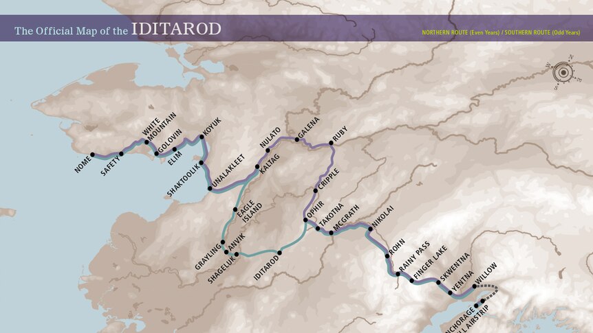 Iditarod route