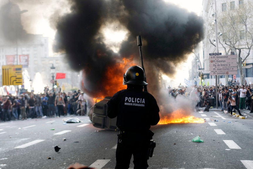 Strikes erupt across Spain